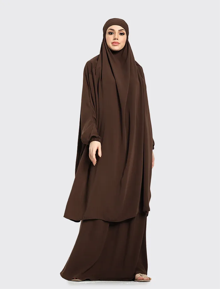Chocolate 2 Piece Jilbab